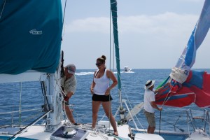 Attempting to Set the Spinnaker