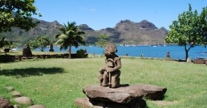 View of the bay from the marae