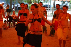 Traditional Marquesan dancing
